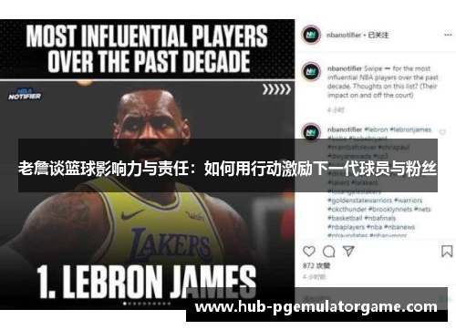 老詹谈篮球影响力与责任：如何用行动激励下一代球员与粉丝